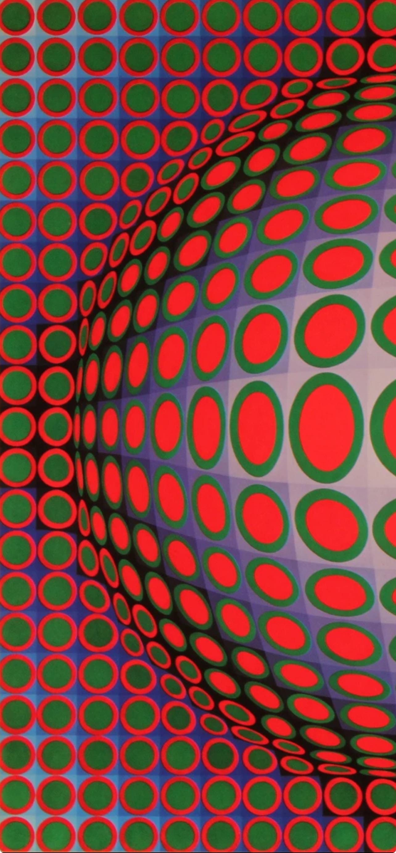 Victor Vasarely, Composition, Vega, Hliogravure