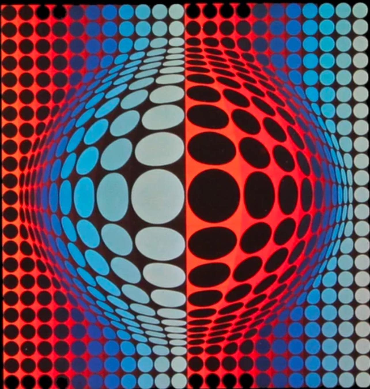 Victor Vasarely, Composition, Vega, Hliogravure