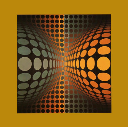 Victor Vasarely, Composition, Vega, Hliogravure