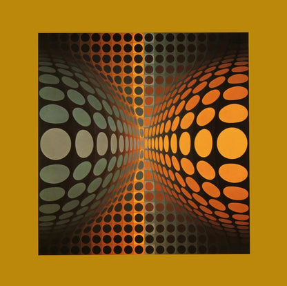 Victor Vasarely, Composition, Vega, Hliogravure