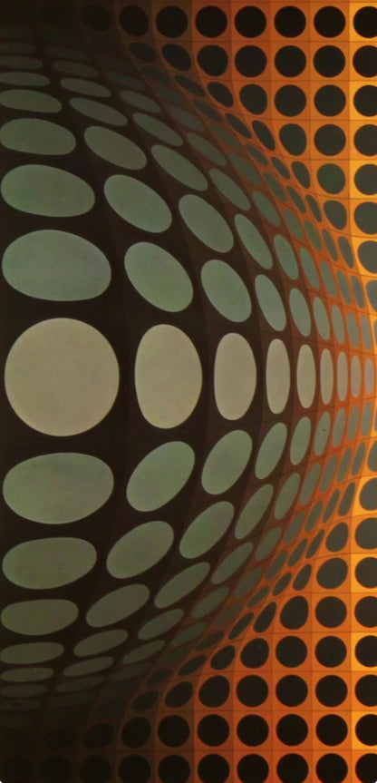 Victor Vasarely, Composition, Vega, Hliogravure