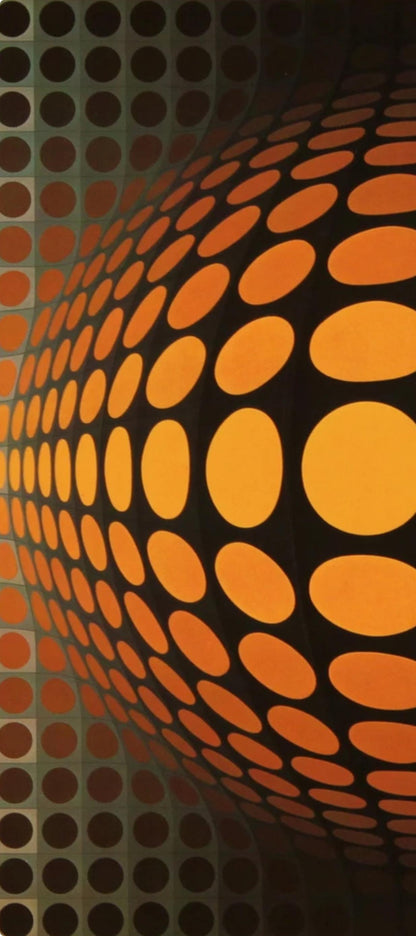 Victor Vasarely, Composition, Vega, Hliogravure