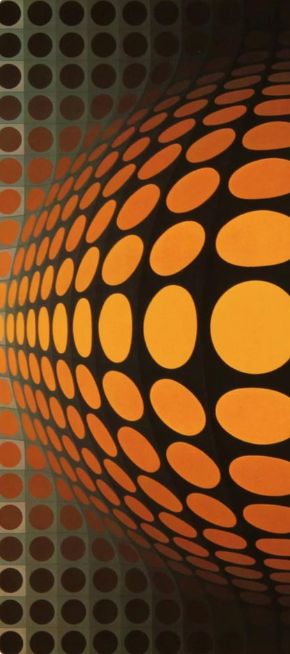 Victor Vasarely, Composition, Vega, Hliogravure