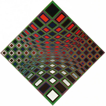 Victor Vasarely, Composition, Vega, Hliogravure