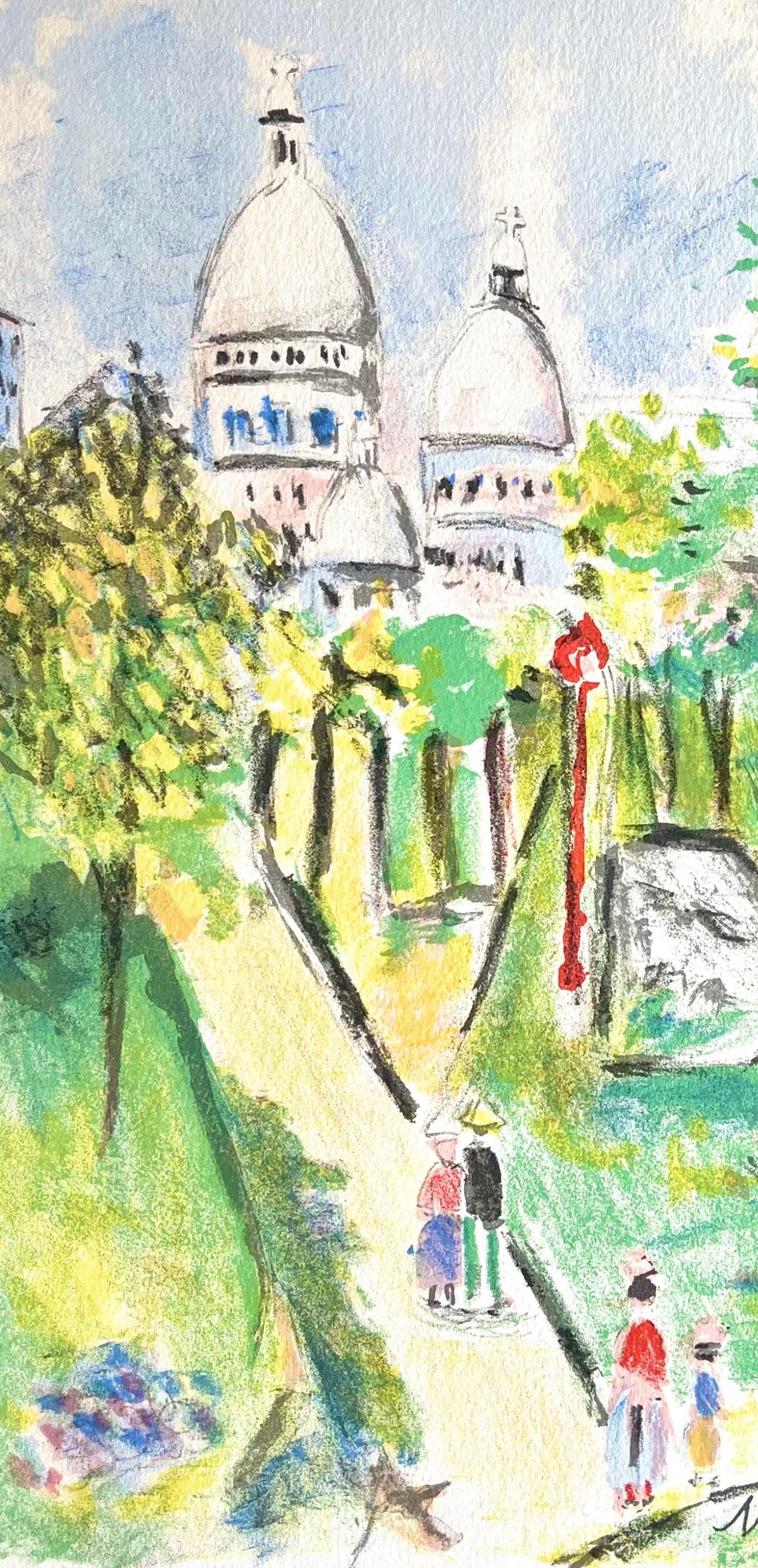 Maurice Utrillo, Montmartre (Place Saint-Pierre), Paris Capitale, Lithograph