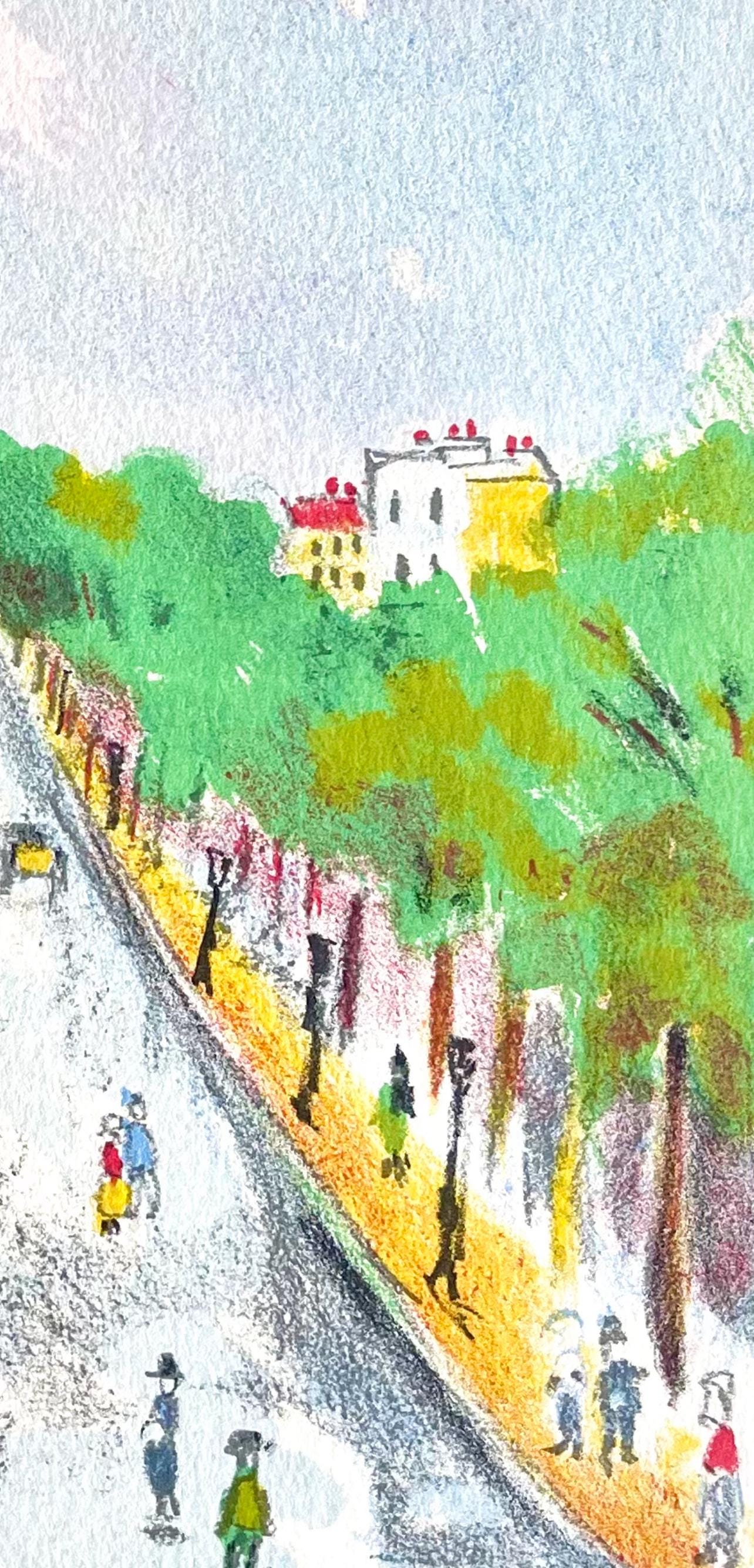 Maurice Utrillo, Arc De Triomphe (Champs-Elyses), Paris Capitale, Lithograph