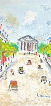 Maurice Utrillo, Rue Royale (La Madeleine), Paris Capitale, Lithograph