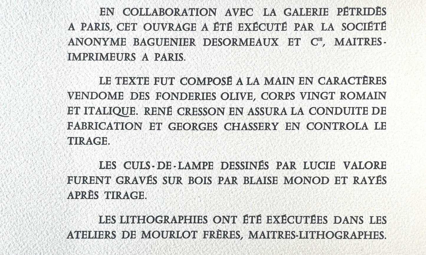 Maurice Utrillo, Rue Royale (La Madeleine), Paris Capitale, Lithograph