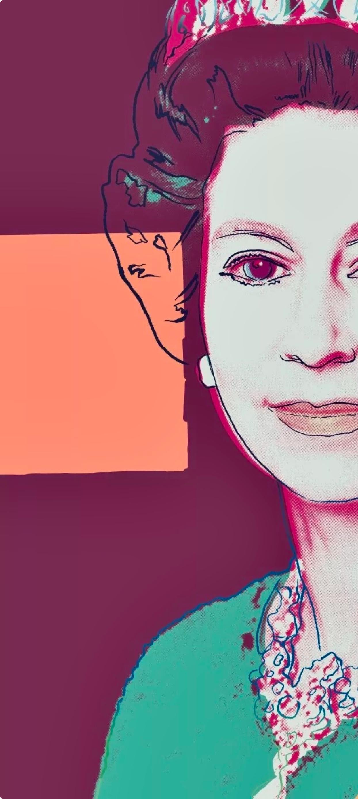 Andy Warhol, Queen Elizabeth Ii, N335, Official, Sunday B. Morning, Silkscreen