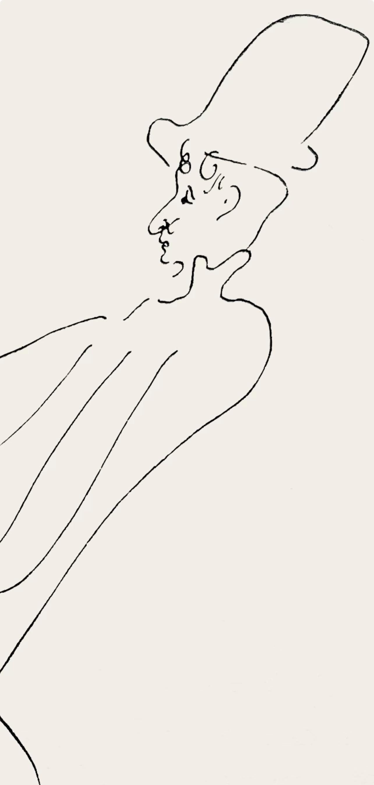 Marc Chagall, Composition, Suite Provinciale Avec 92 Dessins Indits De Marc Chagall, Lithograph