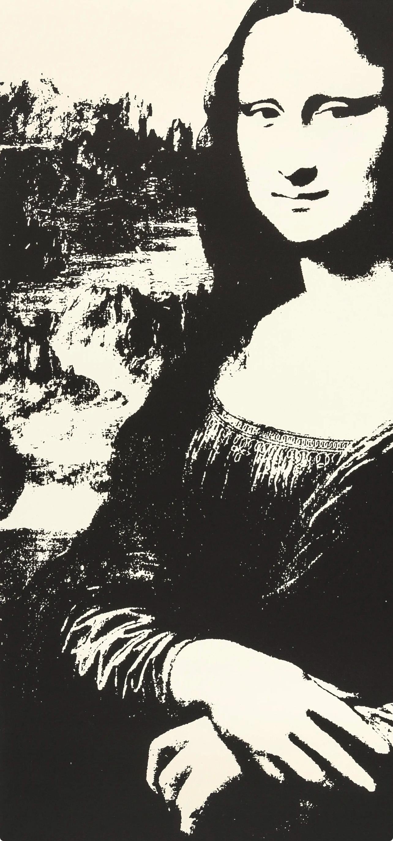 Andy Warhol, Mona Lisa (After Leonardo Da Vinci), Official, Sunday B. Morning, Silkscreen