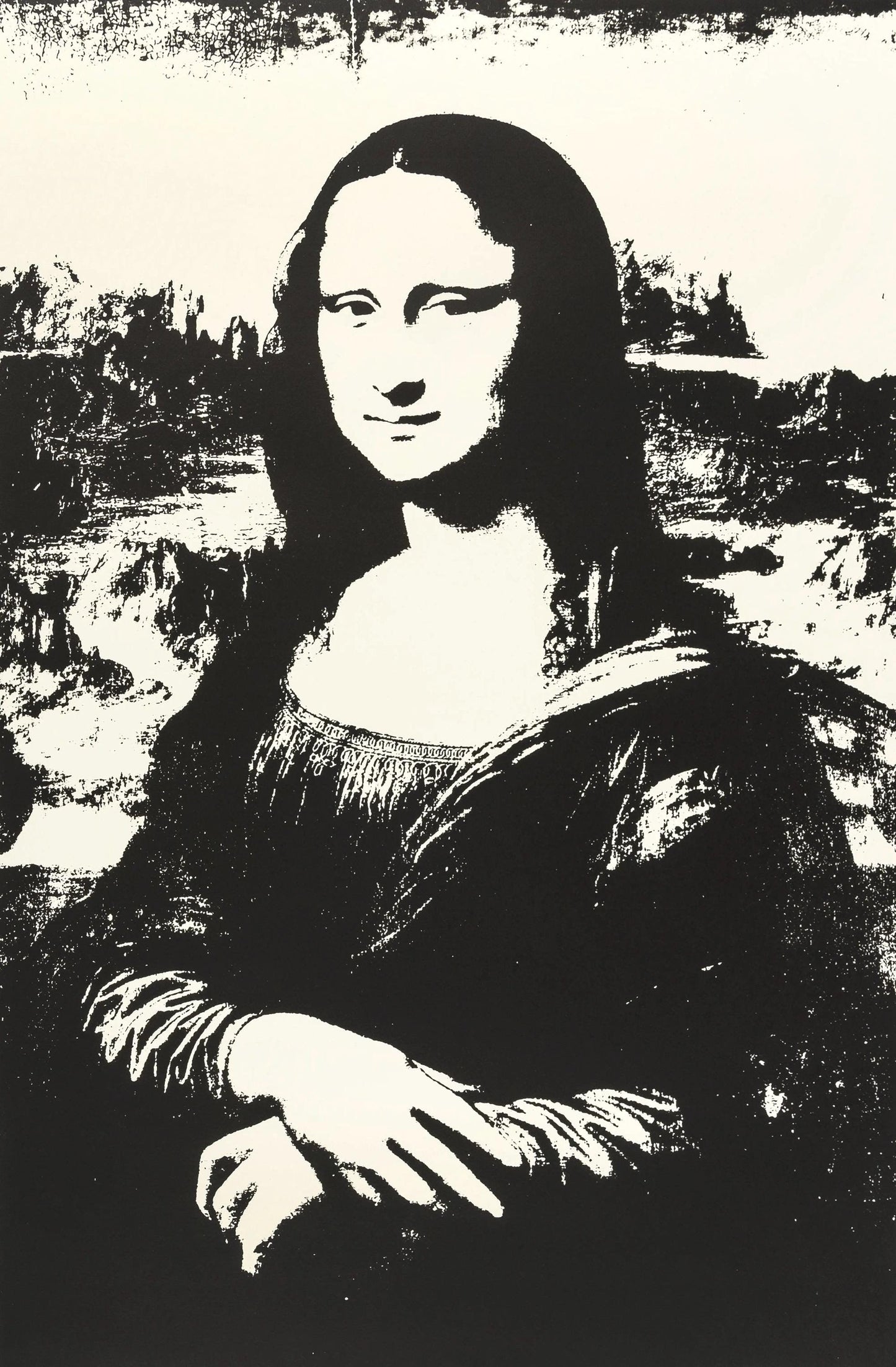 Andy Warhol, Mona Lisa (After Leonardo Da Vinci), Official, Sunday B. Morning, Silkscreen