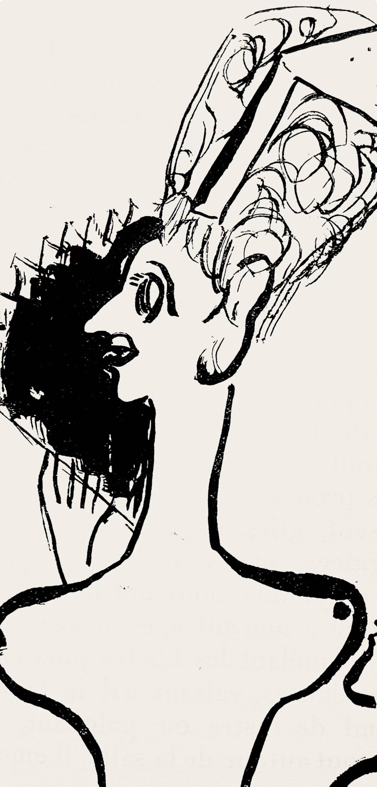 Marc Chagall, Composition, Suite Provinciale Avec 92 Dessins Indits De Marc Chagall, Lithograph