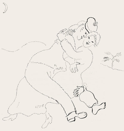 Marc Chagall, Composition, Suite Provinciale Avec 92 Dessins Indits De Marc Chagall, Lithograph