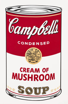 Andy Warhol, Campbells Soup, Cream Of Mushroom, Official Edition, Sunday B. Morning, Silkscreen