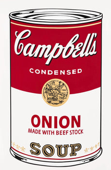 Andy Warhol, Campbells Soup, Onion, Official Edition, Sunday B. Morning, Silkscreen