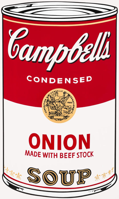 Andy Warhol, Campbells Soup, Onion, Official Edition, Sunday B. Morning, Silkscreen