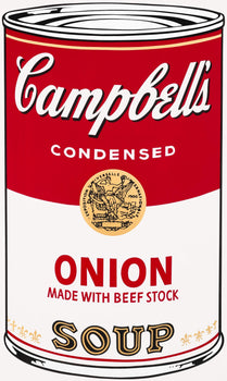 Andy Warhol, Campbells Soup, Onion, Official Edition, Sunday B. Morning, Silkscreen