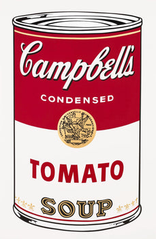 Andy Warhol, Campbells Soup, Tomato, Official Edition, Sunday B. Morning, Silkscreen