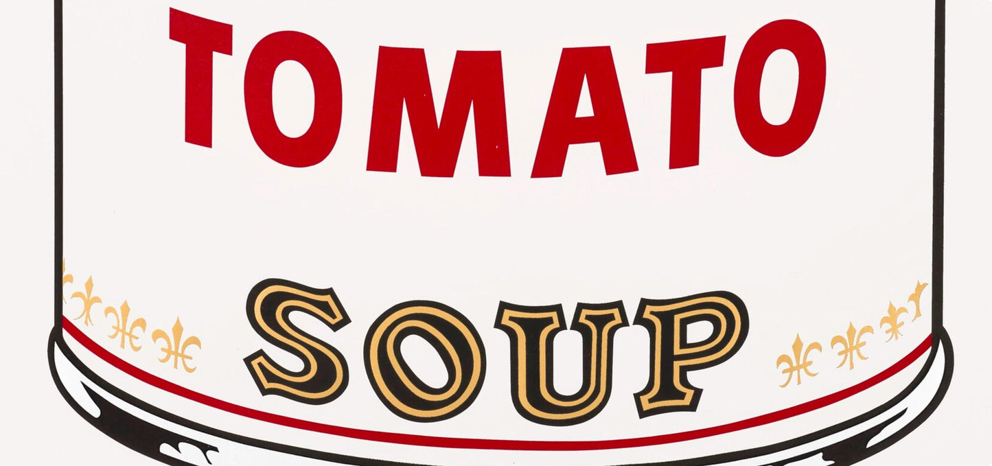 Andy Warhol, Campbells Soup, Tomato, Official Edition, Sunday B. Morning, Silkscreen