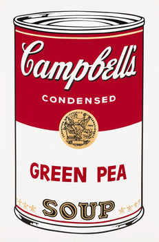 Andy Warhol, Campbells Soup, Green Pea, Official Edition, Sunday B. Morning, Silkscreen