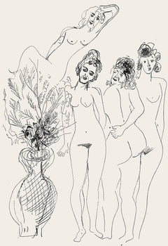 Marc Chagall, Composition, Suite Provinciale Avec 92 Dessins Indits De Marc Chagall, Lithograph