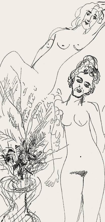 Marc Chagall, Composition, Suite Provinciale Avec 92 Dessins Indits De Marc Chagall, Lithograph