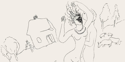 Marc Chagall, Composition, Suite Provinciale Avec 92 Dessins Indits De Marc Chagall, Lithograph