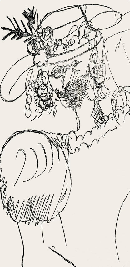 Marc Chagall, Composition, Suite Provinciale Avec 92 Dessins Indits De Marc Chagall, Lithograph