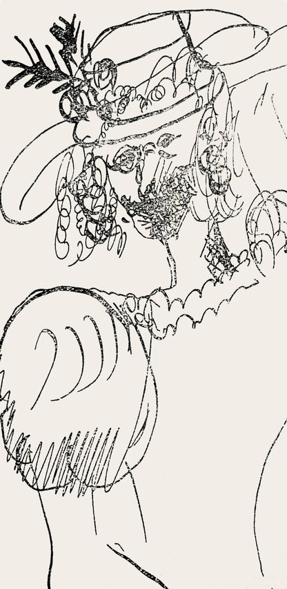 Marc Chagall, Composition, Suite Provinciale Avec 92 Dessins Indits De Marc Chagall, Lithograph