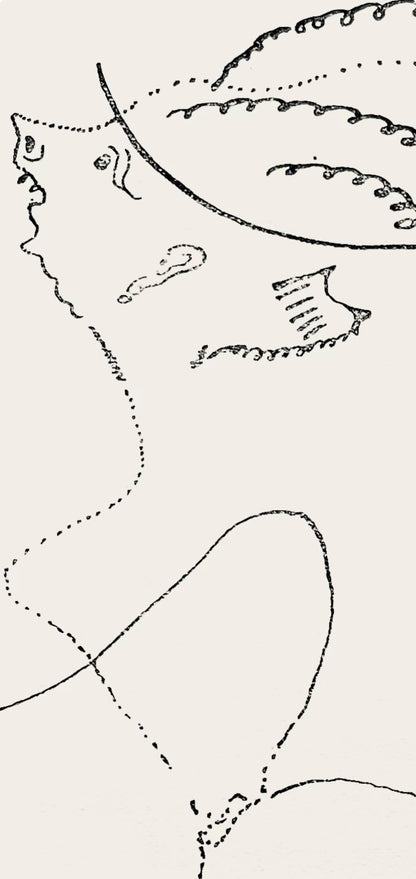 Marc Chagall, Composition, Suite Provinciale Avec 92 Dessins Indits De Marc Chagall, Lithograph