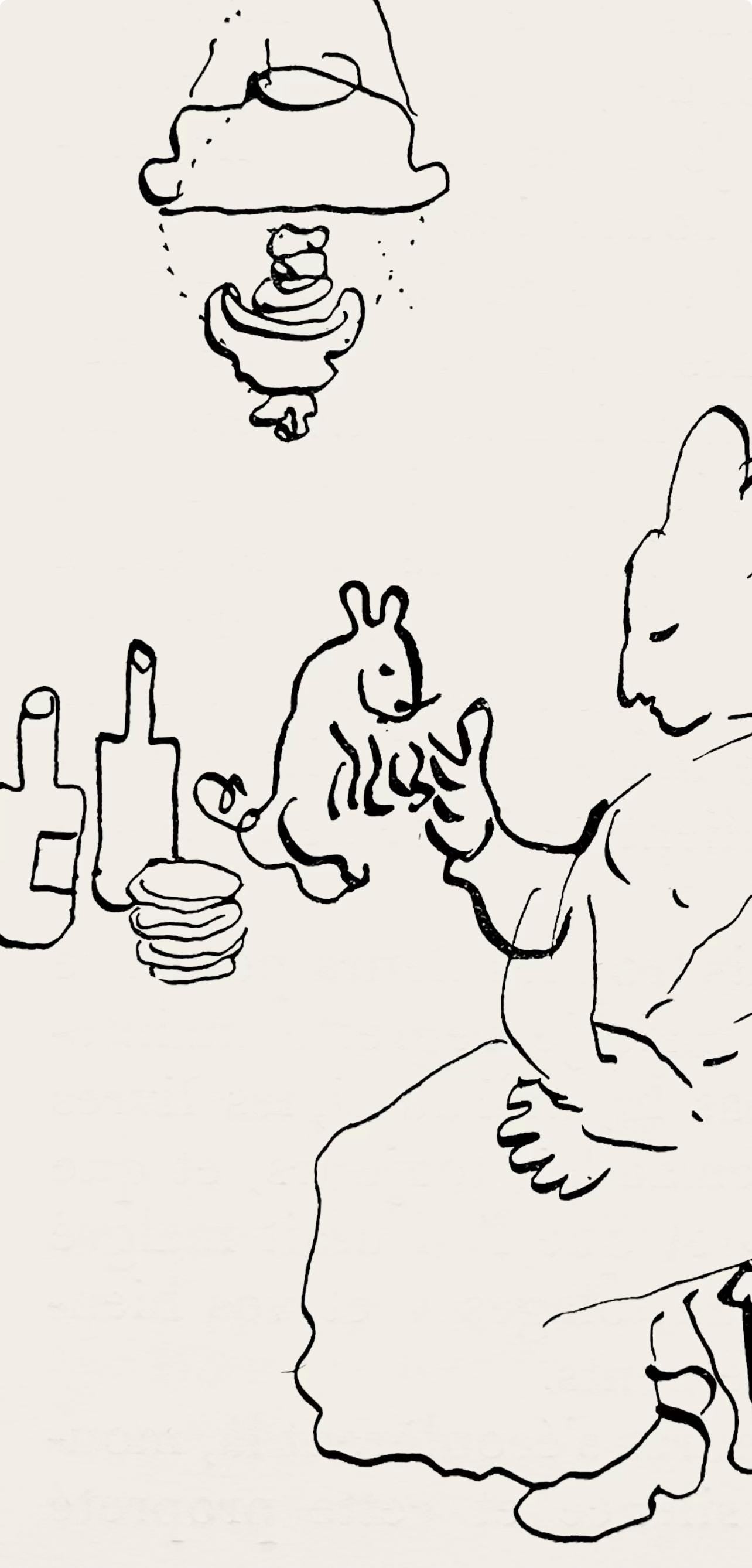 Marc Chagall, Composition, Suite Provinciale Avec 92 Dessins Indits De Marc Chagall, Lithograph