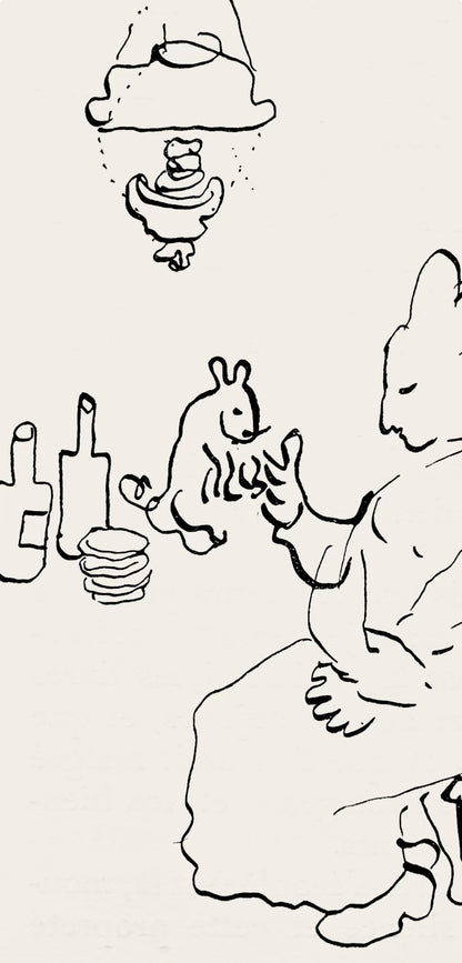 Marc Chagall, Composition, Suite Provinciale Avec 92 Dessins Indits De Marc Chagall, Lithograph