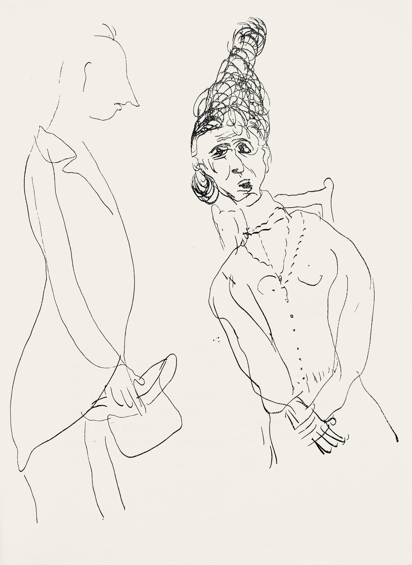 Marc Chagall, Composition, Suite Provinciale Avec 92 Dessins Indits De Marc Chagall, Lithograph