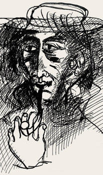 Marc Chagall, Composition, Suite Provinciale Avec 92 Dessins Indits De Marc Chagall, Lithograph