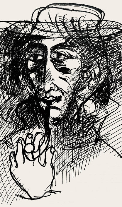 Marc Chagall, Composition, Suite Provinciale Avec 92 Dessins Indits De Marc Chagall, Lithograph