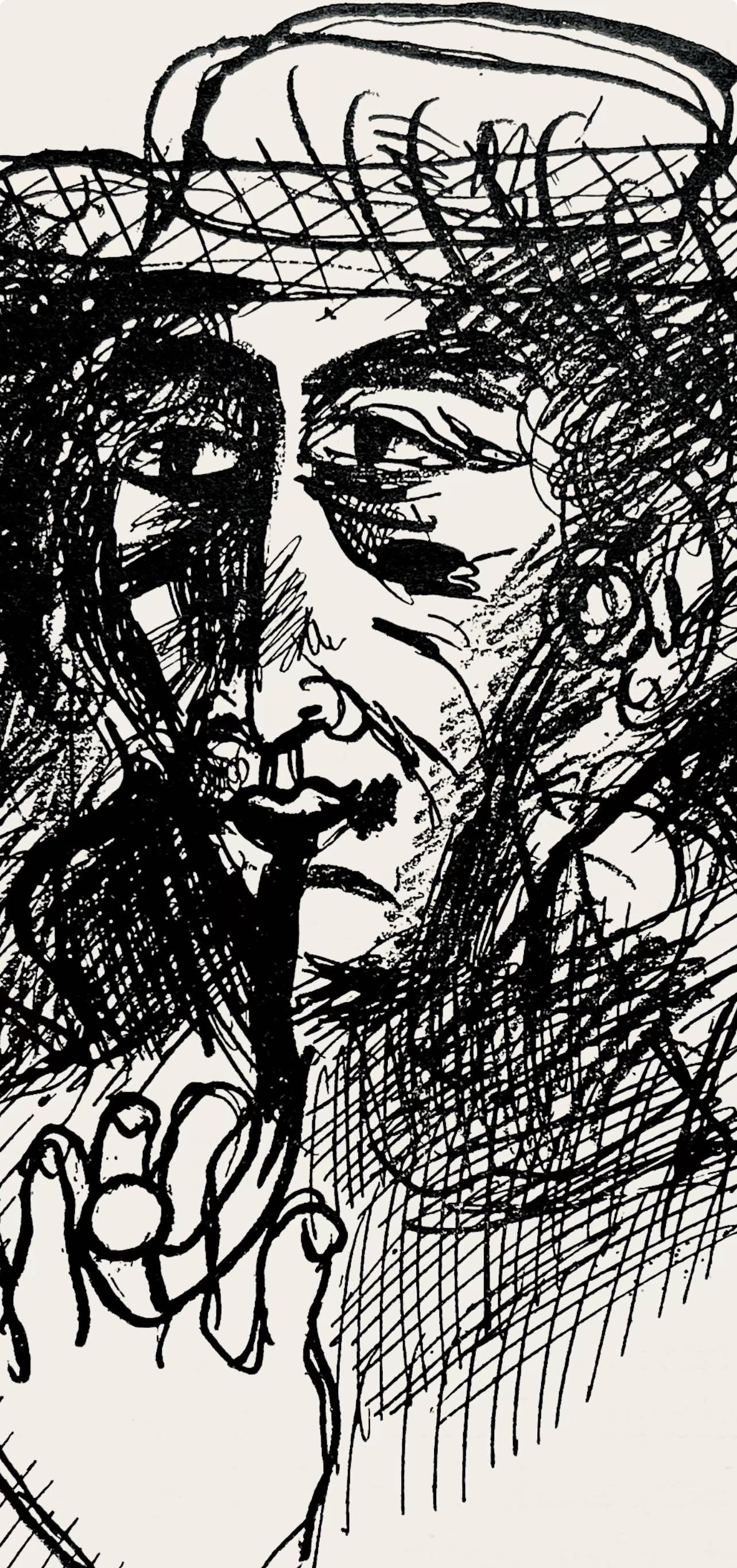 Marc Chagall, Composition, Suite Provinciale Avec 92 Dessins Indits De Marc Chagall, Lithograph