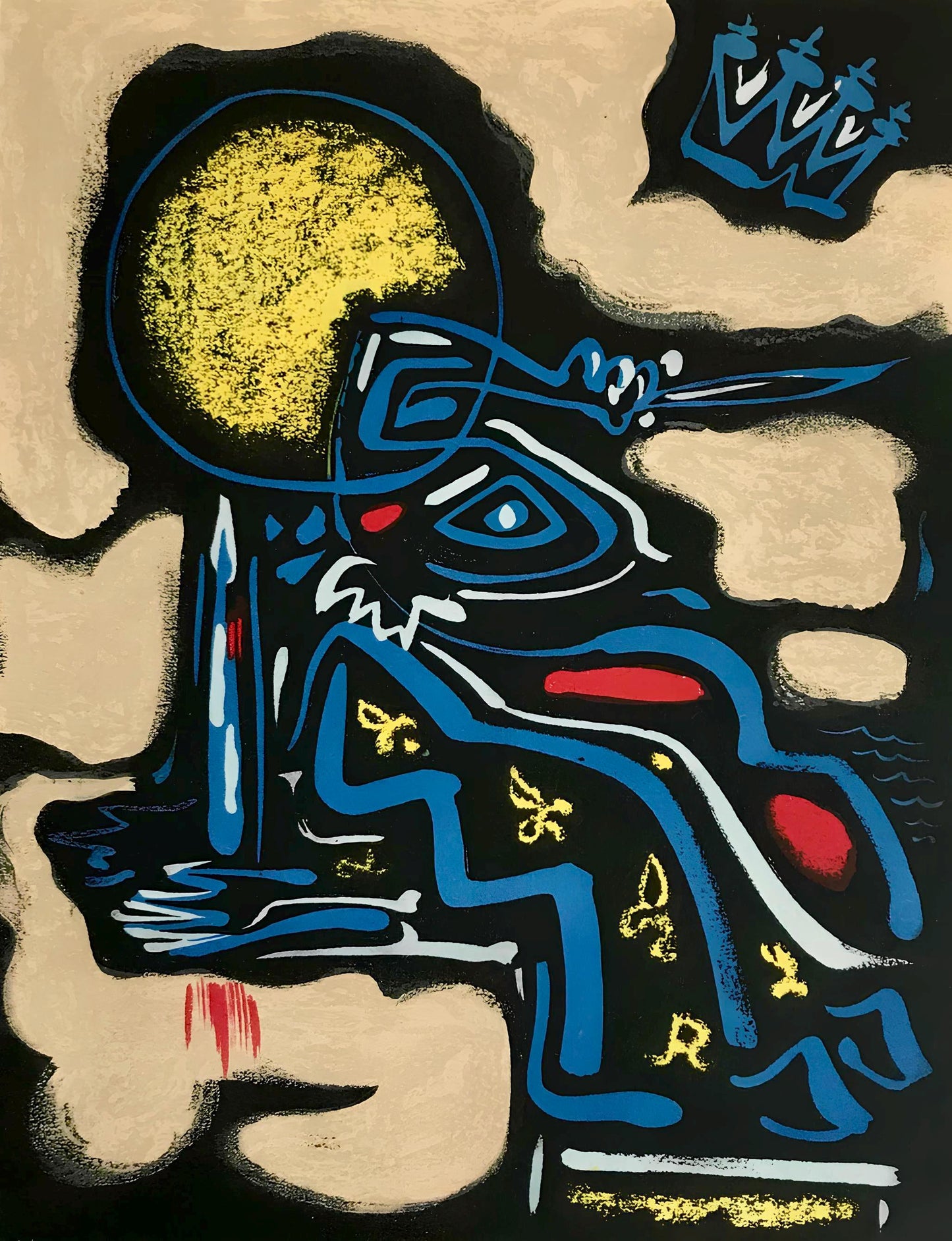 Andr Masson, Composition, Uvres Compltes D'Albert Camus, Lithograph