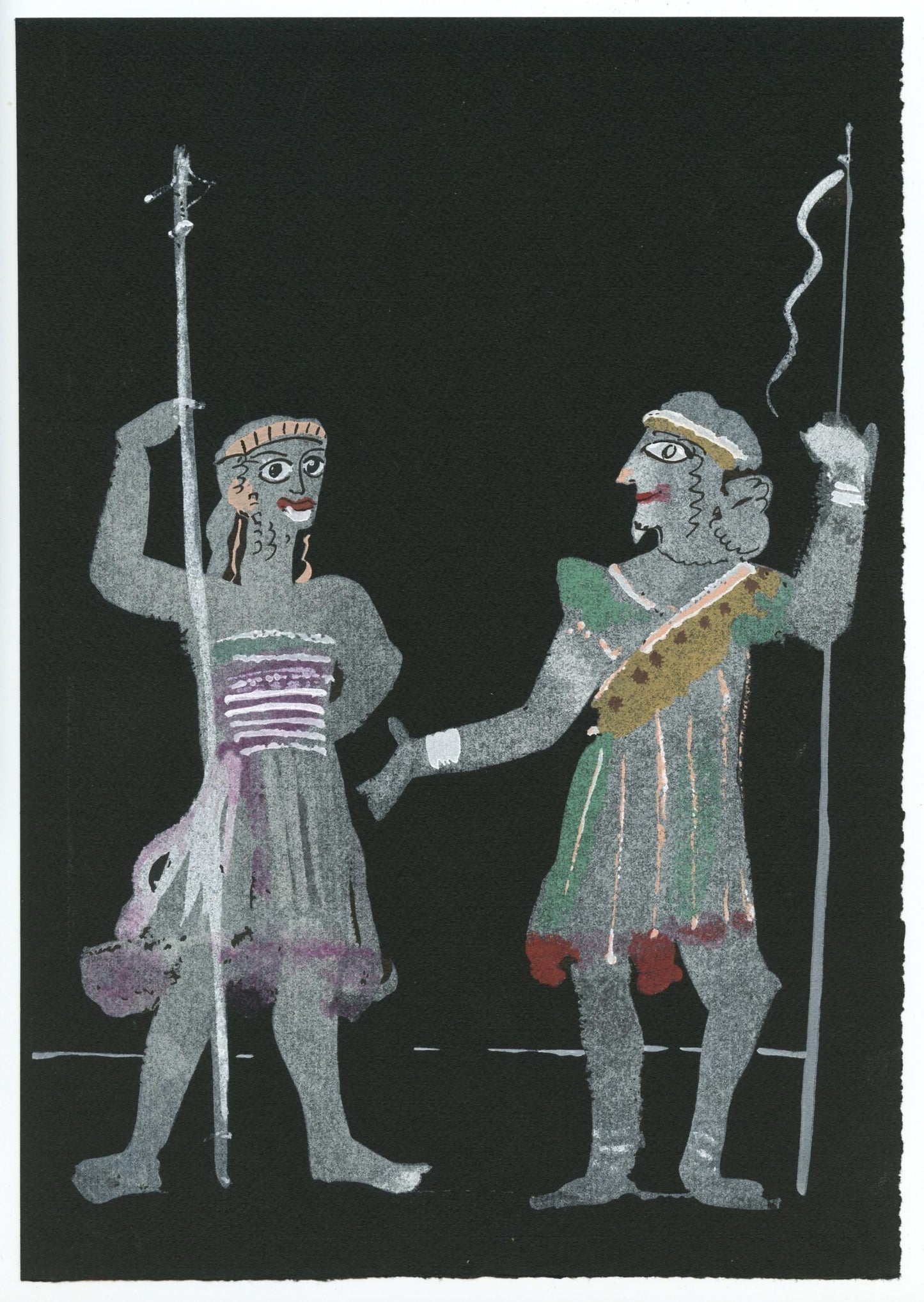 Andr Derain, Composition, Salom, Lithograph