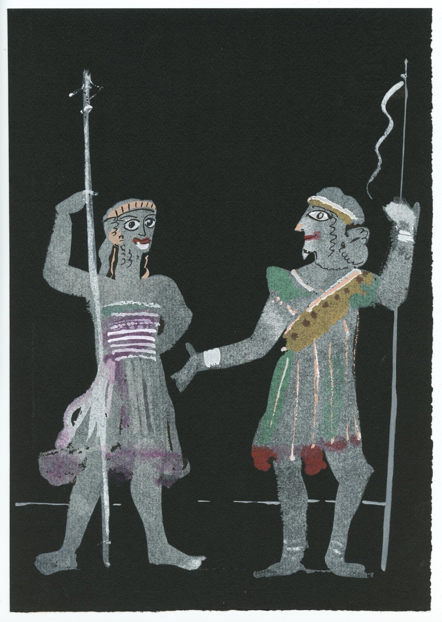 Andr Derain, Composition, Salom, Lithograph