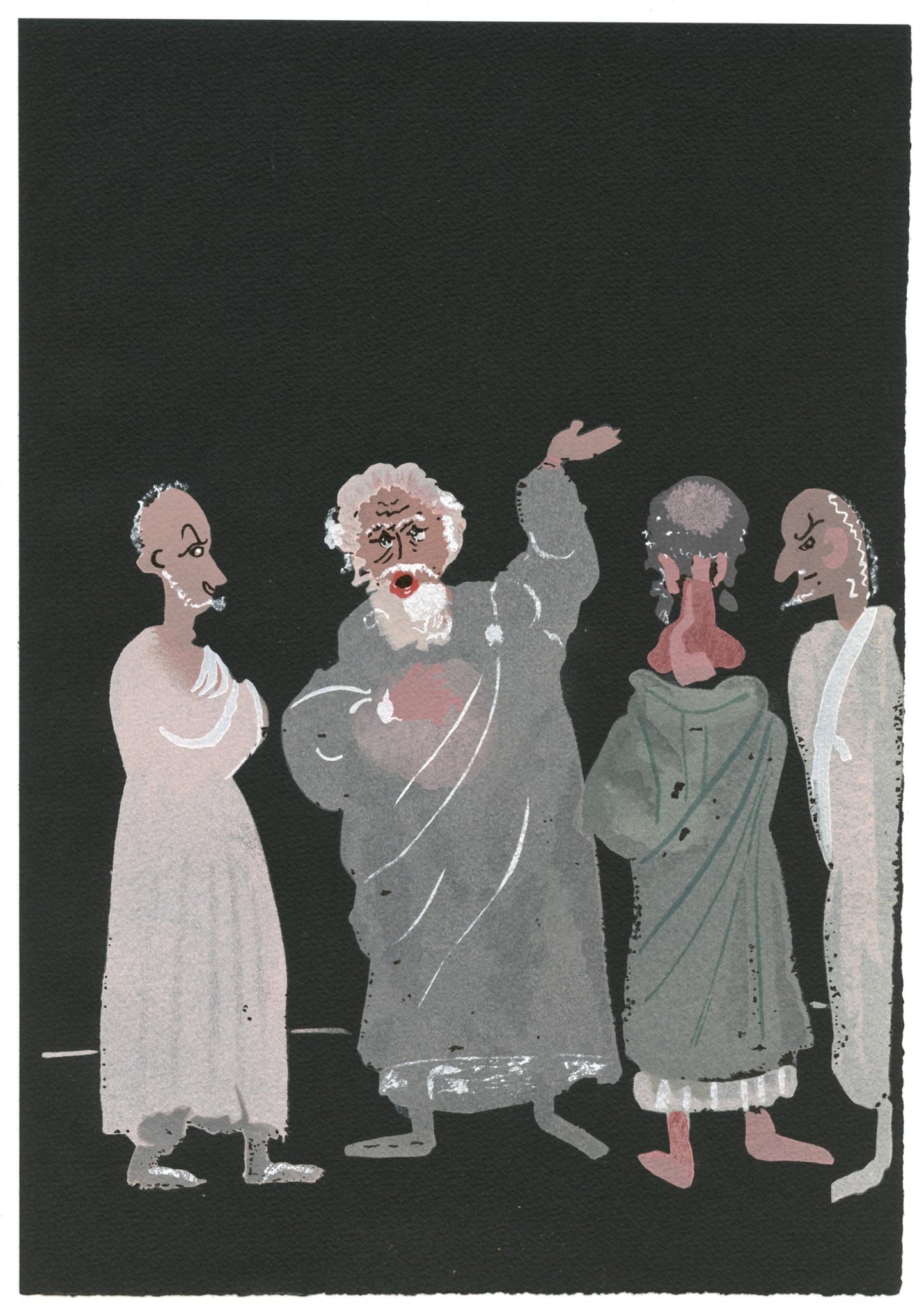 Andr Derain, Composition, Salom, Lithograph