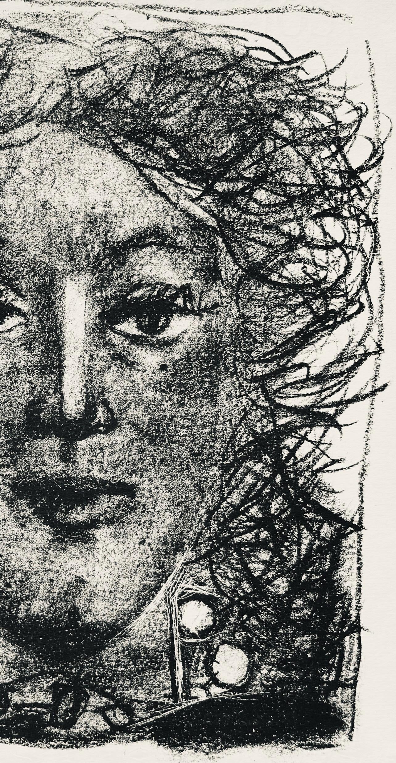 Andr Marchand, Composition, Pierre Feu Provence Noire, Lithograph