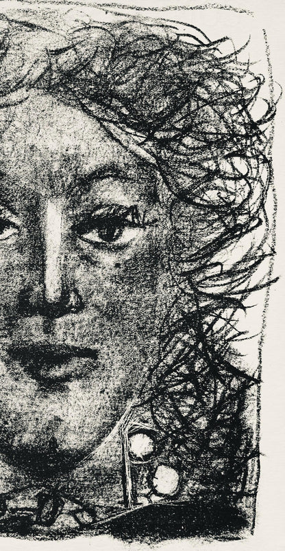 Andr Marchand, Composition, Pierre Feu Provence Noire, Lithograph