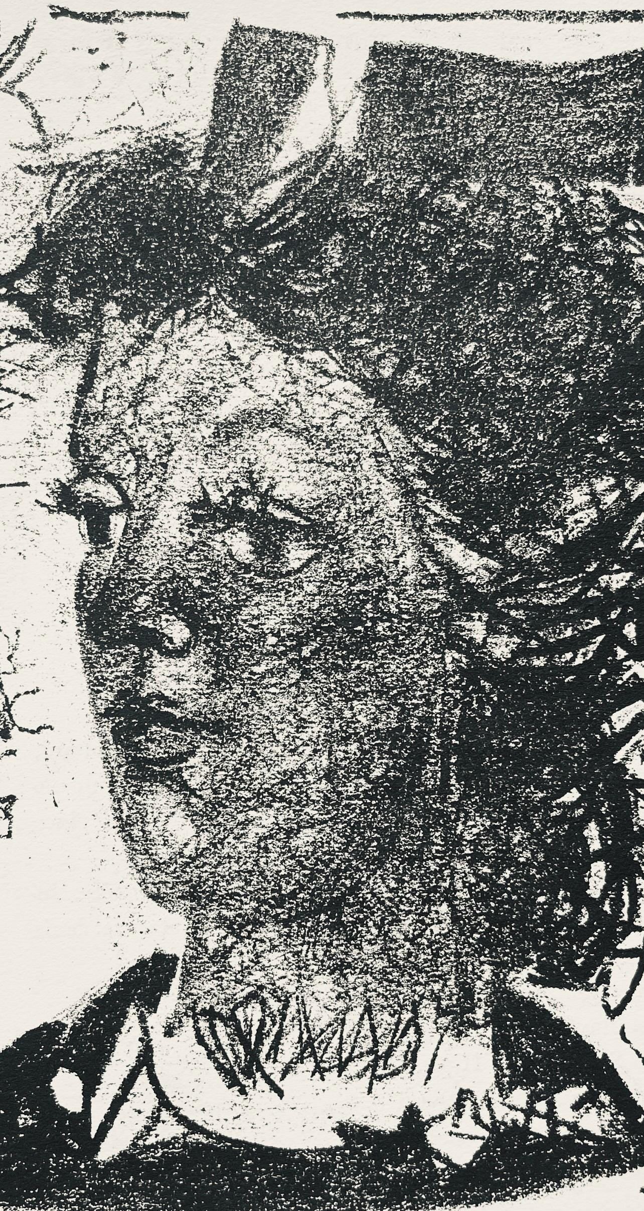 Andr Marchand, Composition, Pierre Feu Provence Noire, Lithograph