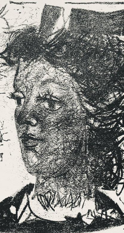 Andr Marchand, Composition, Pierre Feu Provence Noire, Lithograph