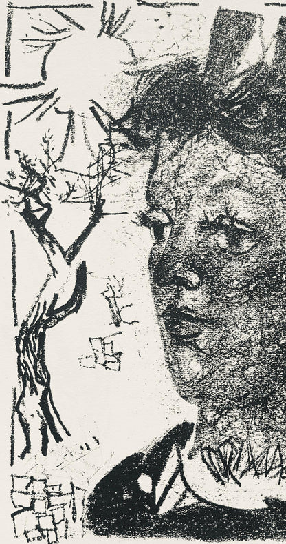 Andr Marchand, Composition, Pierre Feu Provence Noire, Lithograph