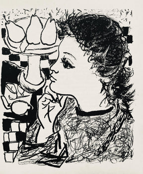 Andr Marchand, Composition, Pierre Feu Provence Noire, Lithograph