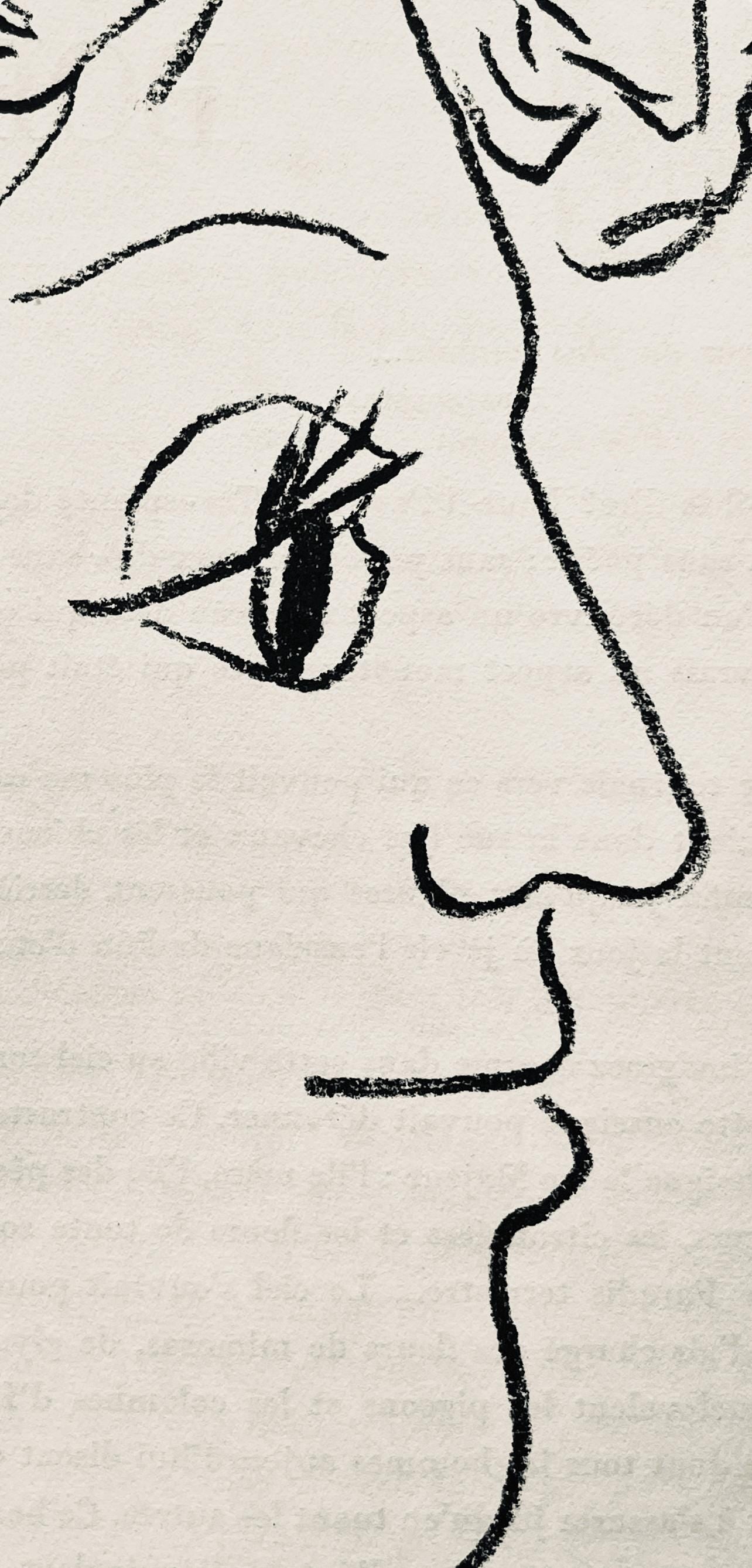 Andr Marchand, Composition, Pierre Feu Provence Noire, Lithograph