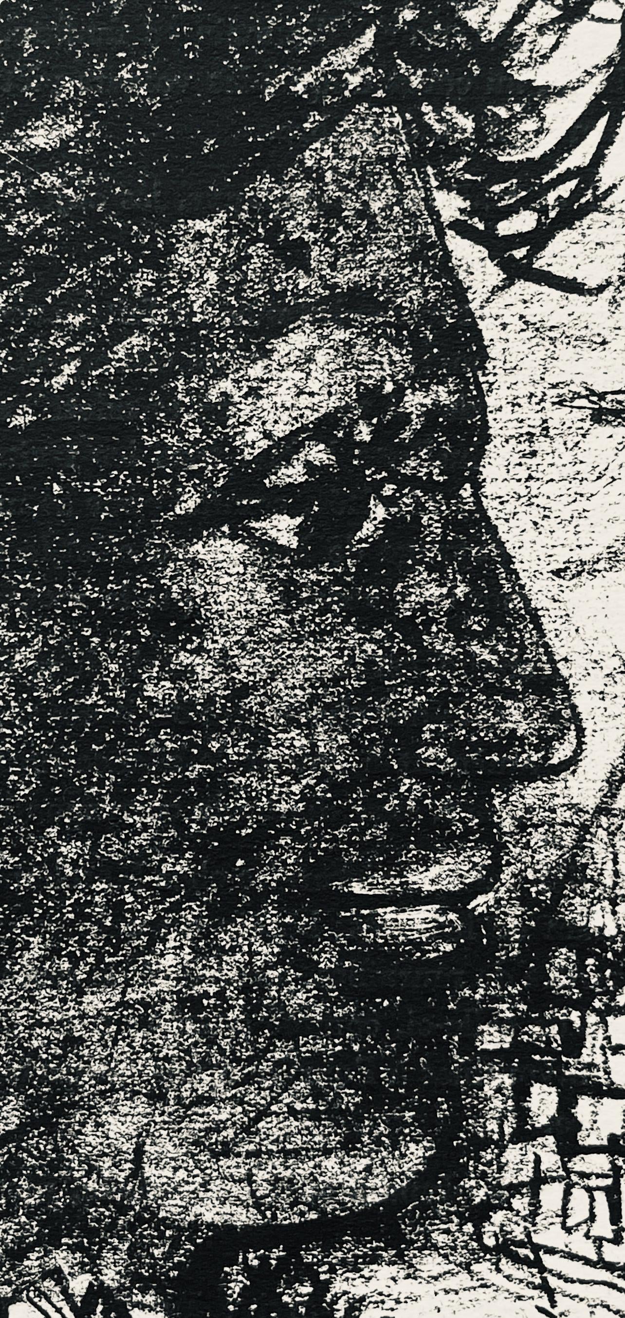 Andr Marchand, Composition, Pierre Feu Provence Noire, Lithograph