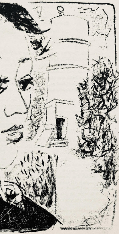 Andr Marchand, Composition, Pierre Feu Provence Noire, Lithograph